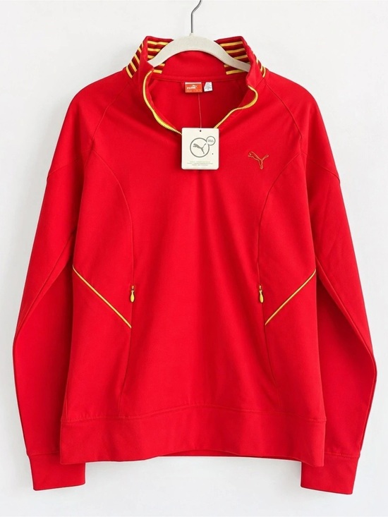 Puma Jackets & Blazers - Puma Black Butte Ranch Red Quarter Zip Pullover NWT XL StormCELL